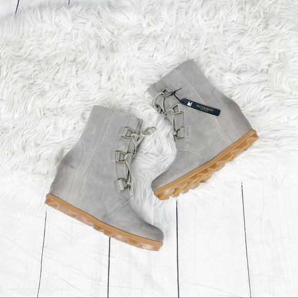 Sorel Women's Joan of Arctic Tan Wedge ll - In‎ Kettle leather  Size 11 NEW - Picture 2 of 7